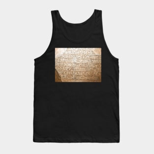 Egyptian Hieroglyphs Tank Top